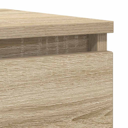 Skjenk sonoma eik 100x35x76 cm konstruert tre