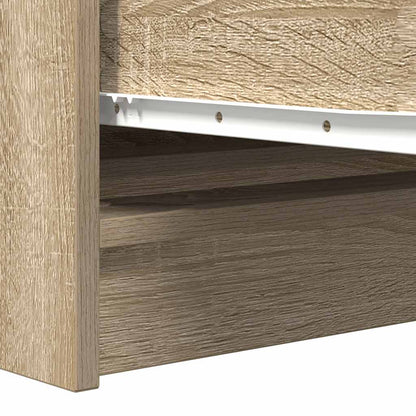 Skjenk sonoma eik 100x35x76 cm konstruert tre