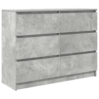 Skjenk betonggrå 100x35x76 cm konstruert tre