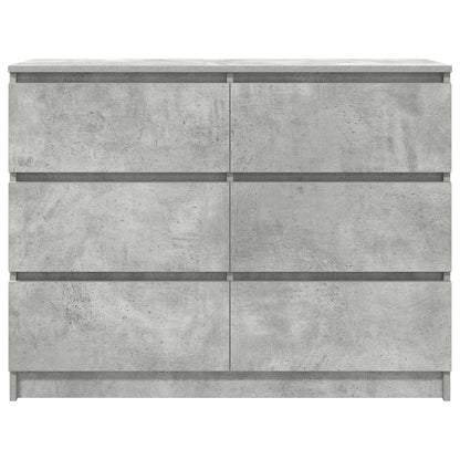 Skjenk betonggrå 100x35x76 cm konstruert tre