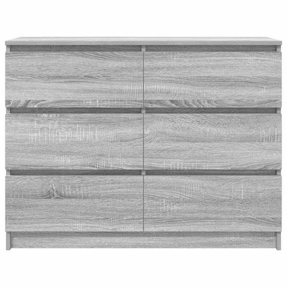 Kommode Sonoma Grå 100x35x76 cm