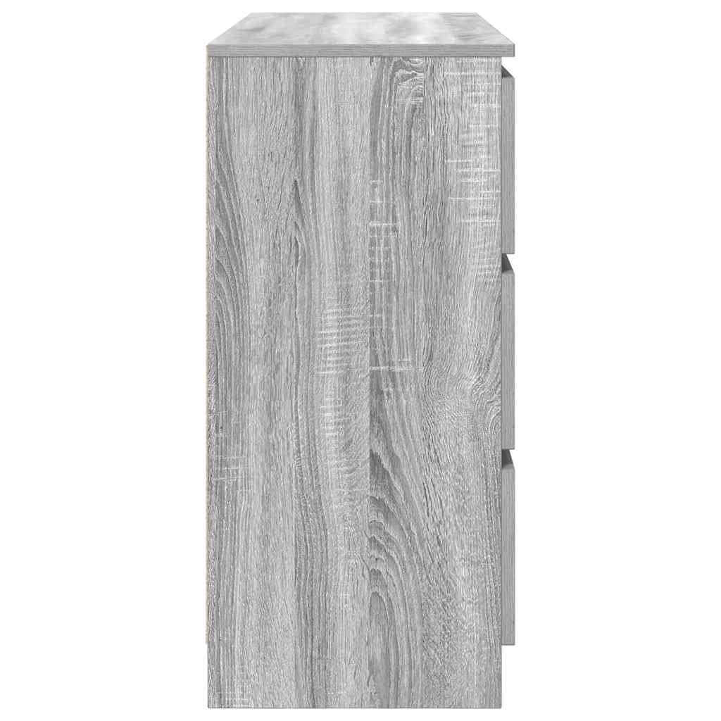 Kommode Sonoma Grå 100x35x76 cm