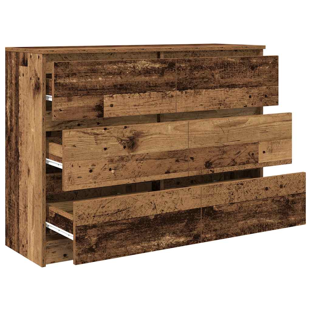 Skjenk Gammelt Tre 100x35x76 cm