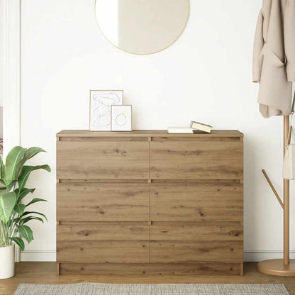 Skjenk artisan eik 100x35x76 cm konstruert tre