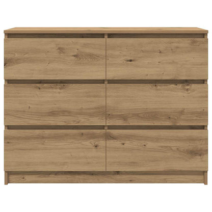 Skjenk artisan eik 100x35x76 cm konstruert tre