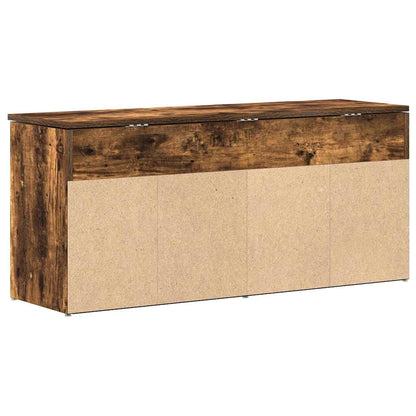 Skoskap Skohylle Skobenk Røkt Eik 102x30,5x45 cm