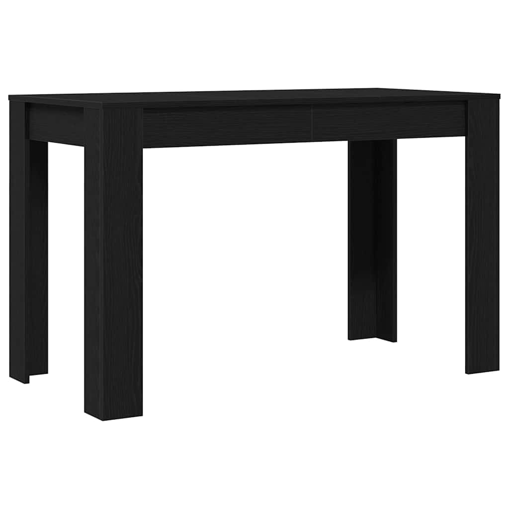 Spisebord Kjøkkenbord Svart Eik 120x60x76 cm