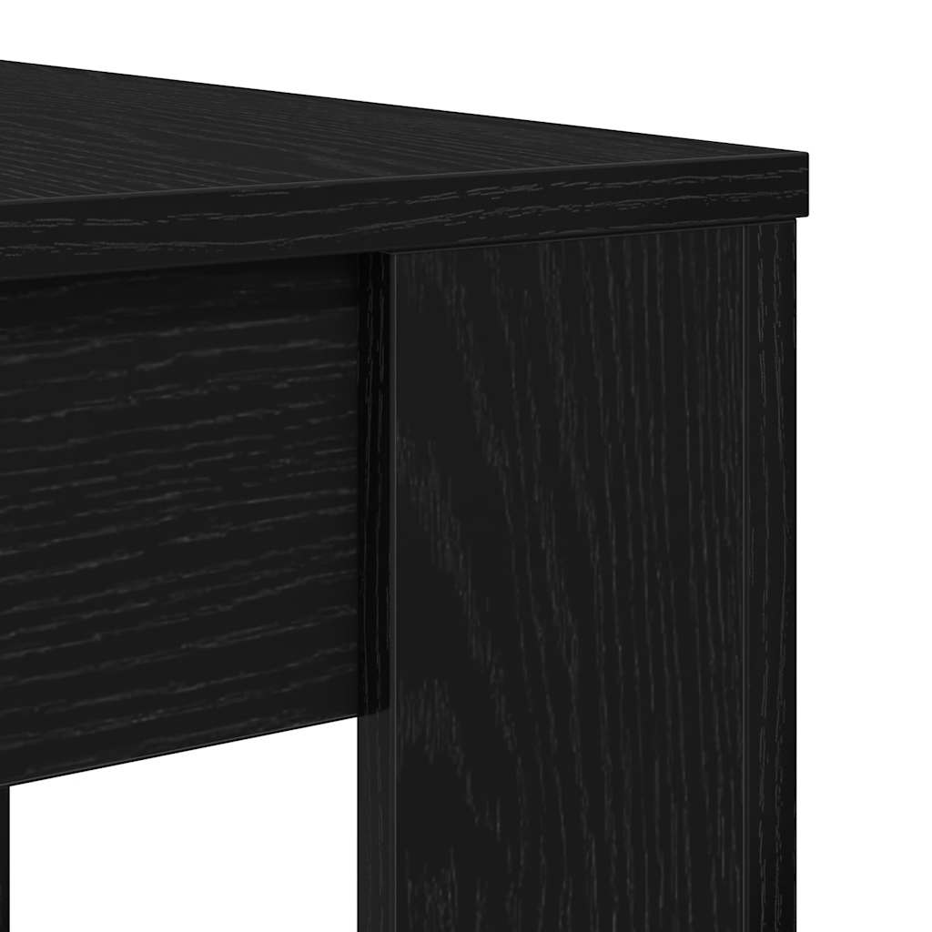Spisebord Kjøkkenbord Svart Eik 120x60x76 cm
