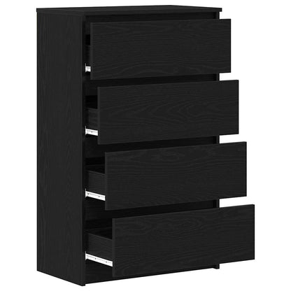 Skjenk Svart Eik 60x35x98,5 cm