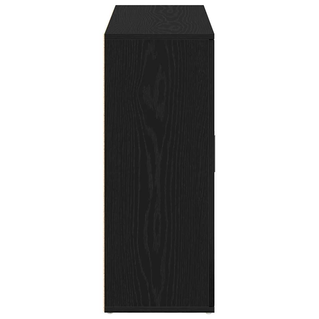 Skjenk Svart Eik 91x29,5x75 cm