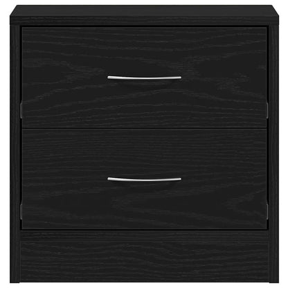 Nattbord Sengbord Svart Eik 40x30x40 cm