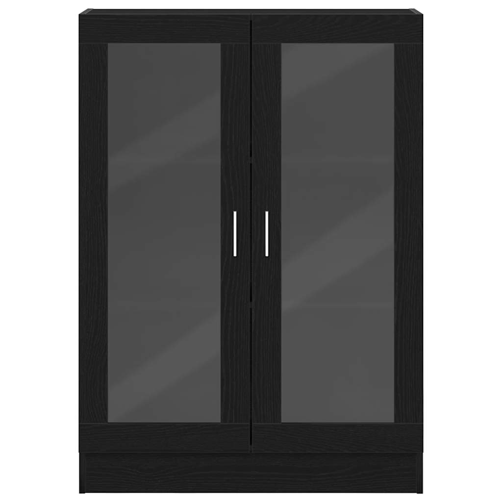 Bokhylle Svart Eik 82,5x30,5x115 cm