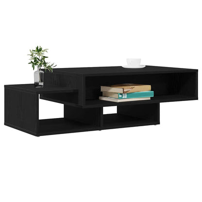 Salongbord Sofabord Svart Eik 105x55x32 cm