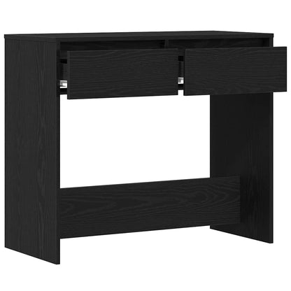 Avlastningsbord konsollbord Svart Eik 89x41x76,5 cm