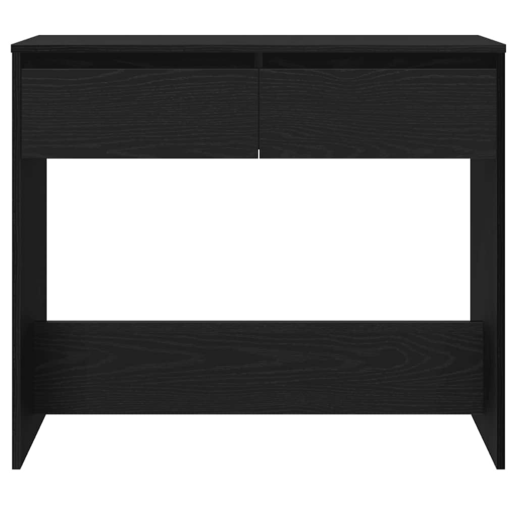Avlastningsbord konsollbord Svart Eik 89x41x76,5 cm