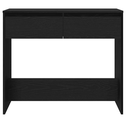 Avlastningsbord konsollbord Svart Eik 89x41x76,5 cm