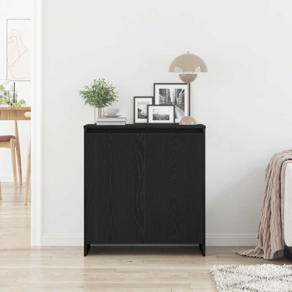 Skjenk Svart Eik 70x41x75 cm