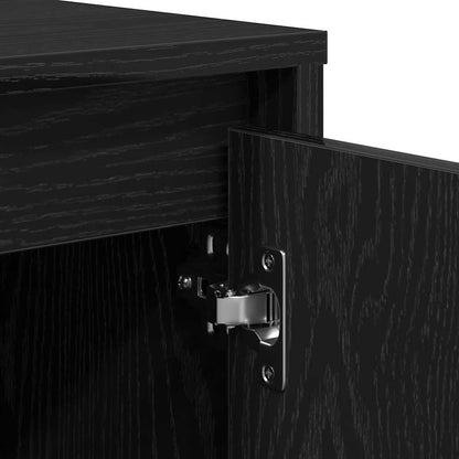 Skjenk Svart Eik 70x41x75 cm