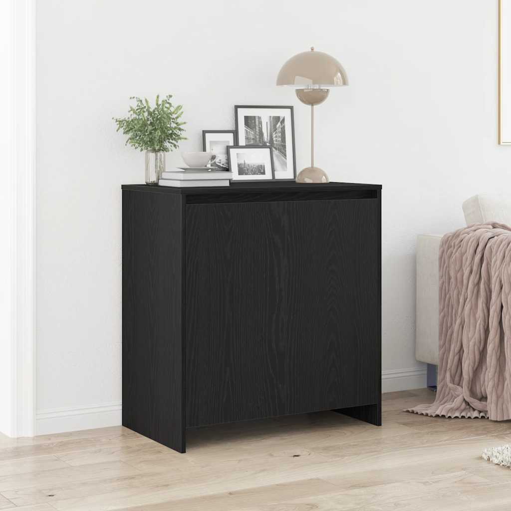 Skjenk Svart Eik 70x41x75 cm