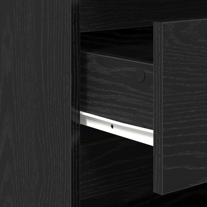 Skjenk Svart Eik 70x41x75 cm