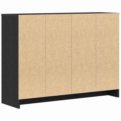 Skjenk Svart Eik 102x33x75 cm i