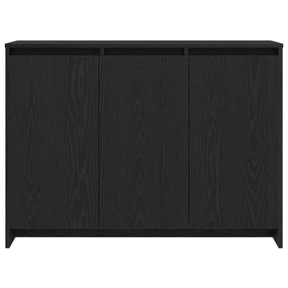 Skjenk Svart Eik 102x33x75 cm i