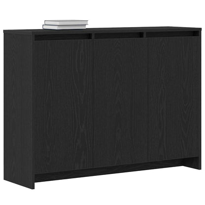 Skjenk Svart Eik 102x33x75 cm i