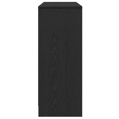 Skjenk Svart Eik 102x33x75 cm i