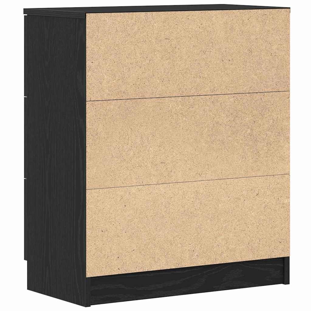 Skjenk Svart Eik 60x30x70 cm