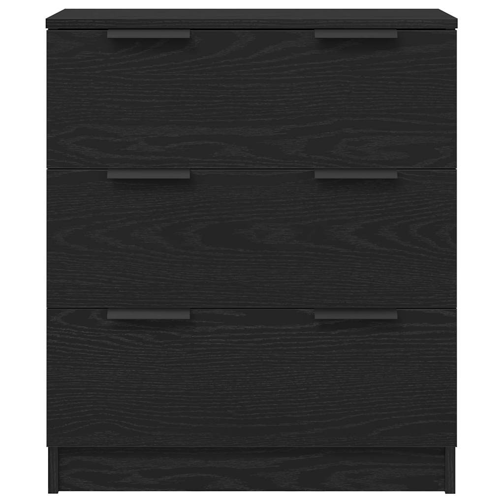 Skjenk Svart Eik 60x30x70 cm