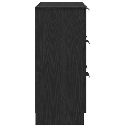 Skjenk Svart Eik 60x30x70 cm