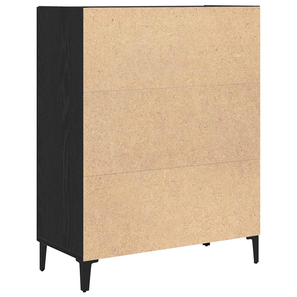 Skjenk Svart Eik 69,5x34x90 cm