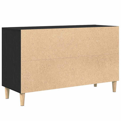 Skjenk Svart Eik 100x36x60 cm