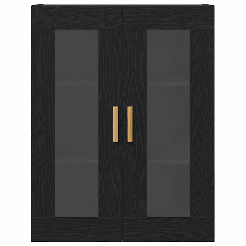 Veggskap Svart Eik 69,5 x 34 x 90 cm