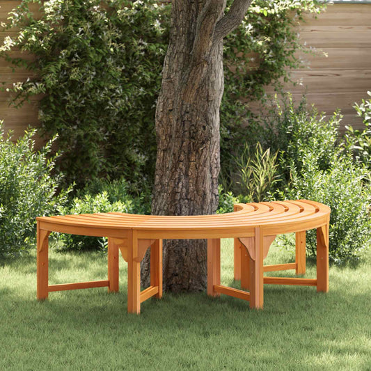 Hagebenk Tre Naturlig 160 x 80 x 45cm Solid Eucalyptus Tre