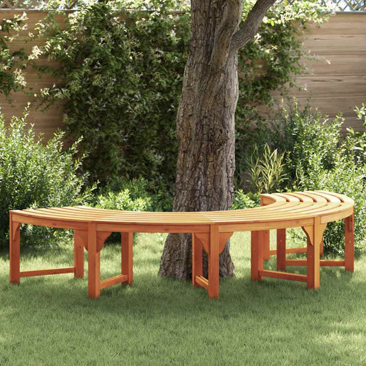 Hagebenk Tre Naturlig 160 x 80 x 45cm Solid Eucalyptus Tre