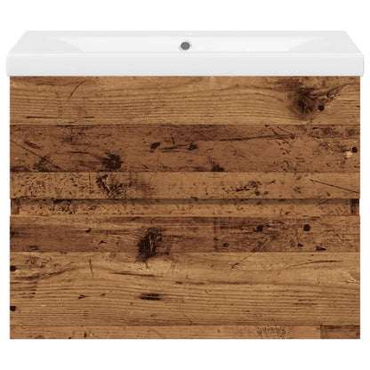 Servantskap Baderom med innebygd kum Gammelt tre