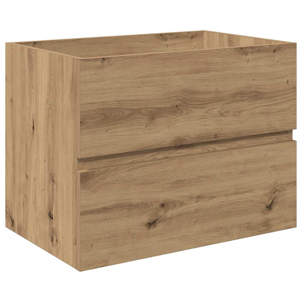 Servantskap Baderom med innebygd vask og kran Artisan Eik