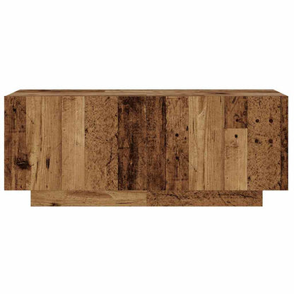 TV-Møbel Gammelt Tre TV-benk med LED-lys 260x35x40 cm