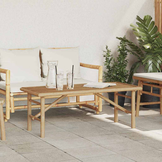 Salongbord Sofabord Brun Tre Bambus 110x50x43 cm