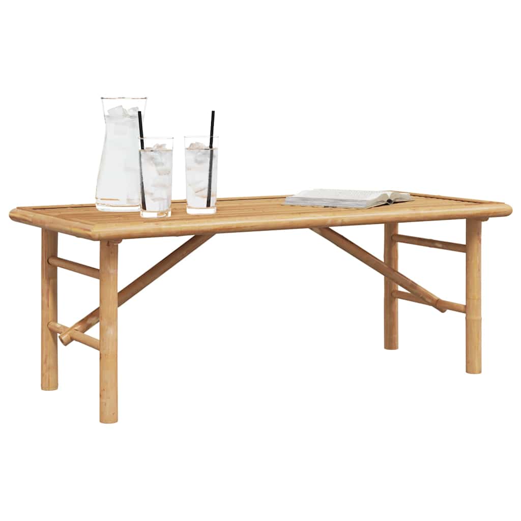 Salongbord Sofabord Brun Tre Bambus 110x50x43 cm