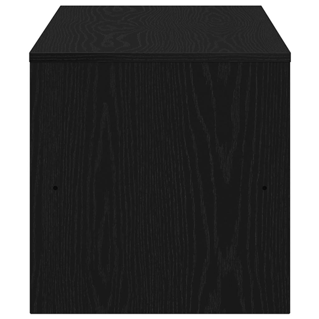 TV-Møbel Svart Eik TV-benk 120x40x40 cm
