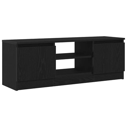 TV-Møbel Svart Eik Tv-benk 102x30x36 cm