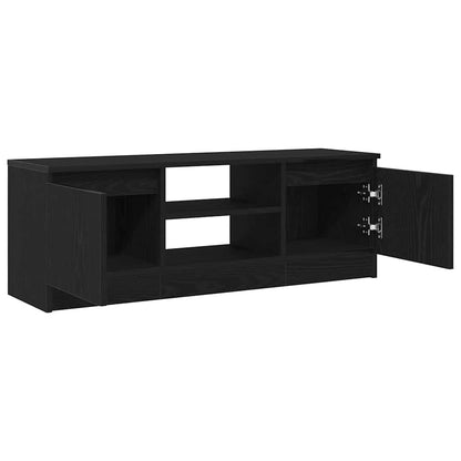 TV-Møbel Svart Eik Tv-benk 102x30x36 cm