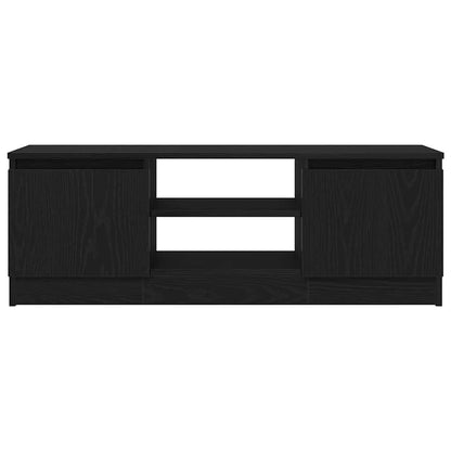 TV-Møbel Svart Eik Tv-benk 102x30x36 cm