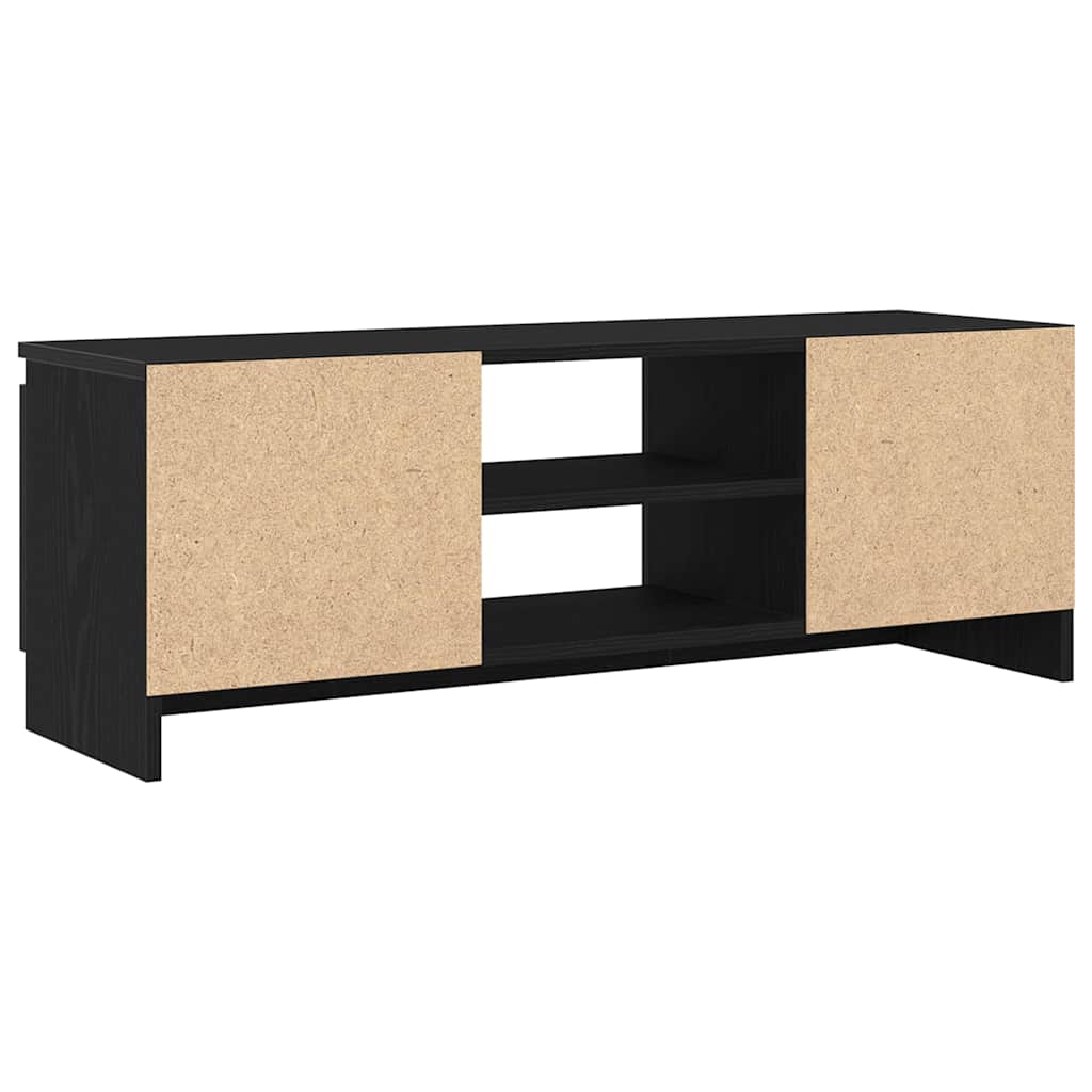 TV-Møbel Svart Eik Tv-benk 102x30x36 cm