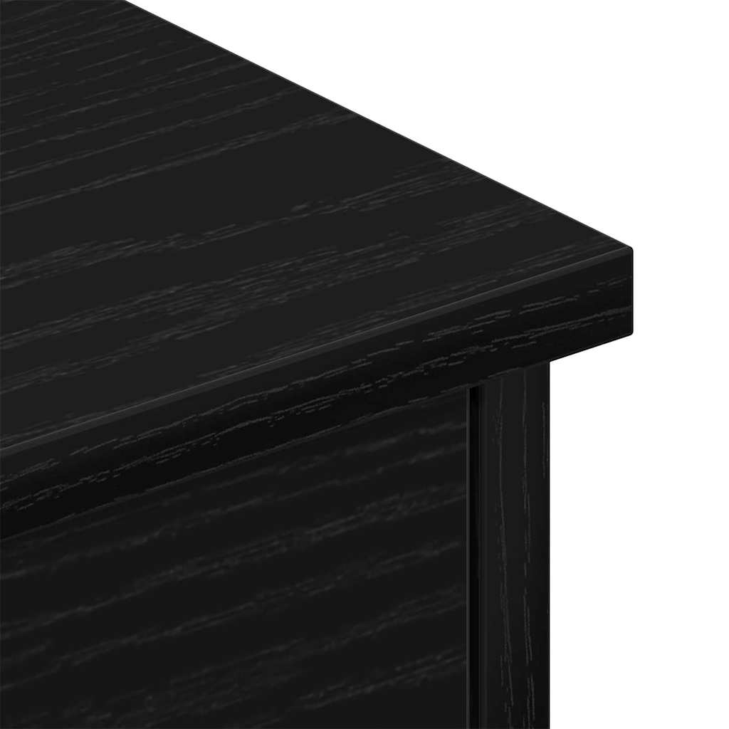 Vegghylle Svart Eik 60x26x18,5cm