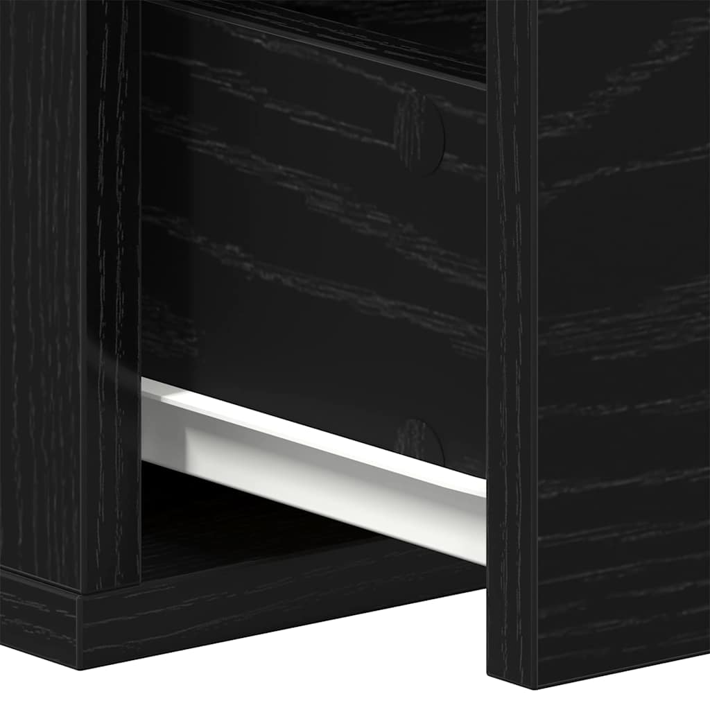 Vegghylle Svart Eik 60x26x18,5cm