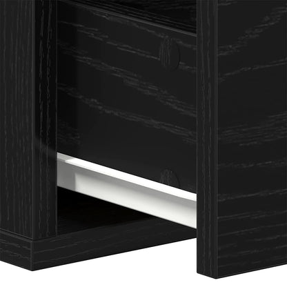 Vegghylle Svart Eik 60x26x18,5cm