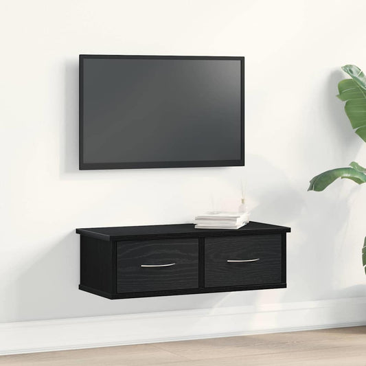 Vegghylle Svart Eik 60x26x18,5cm
